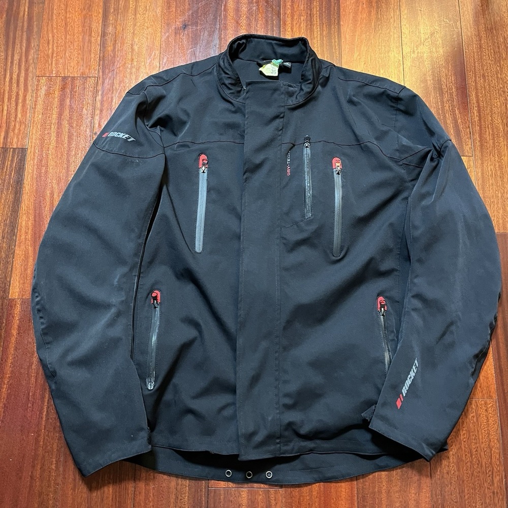 Joe Rocket Jacket Womens XL Black Alter Ego 14.0 Textile Waterproof Grunge Biker